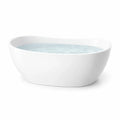 Oval Freistehende Badewanne Acryl 170cm Weiß